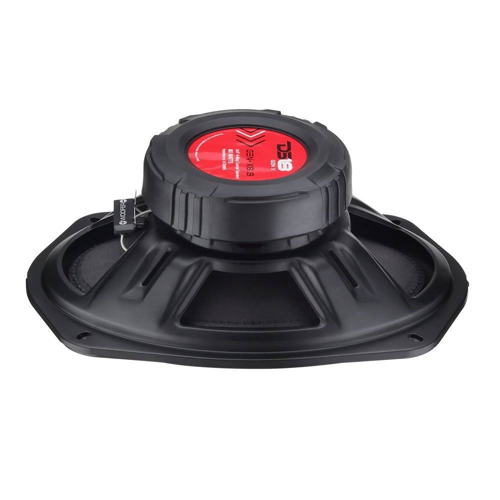 6 x 9 inch 4 Way 180W Coaxial Speaker, 1 Pair, Black C4094