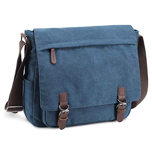 Canvas Messenger Bag for 15.6 Inch Laptop H36625