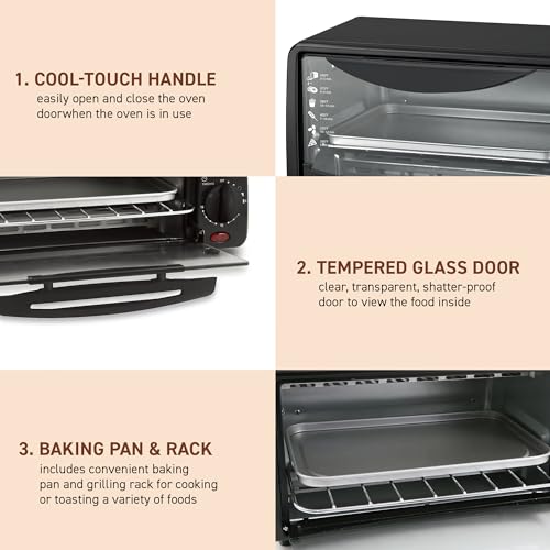 Black 2 Slice Countertop Toaster Oven Z23025