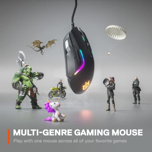 Black Gaming Mouse with 18,000 CPI Optical Sensor Z699