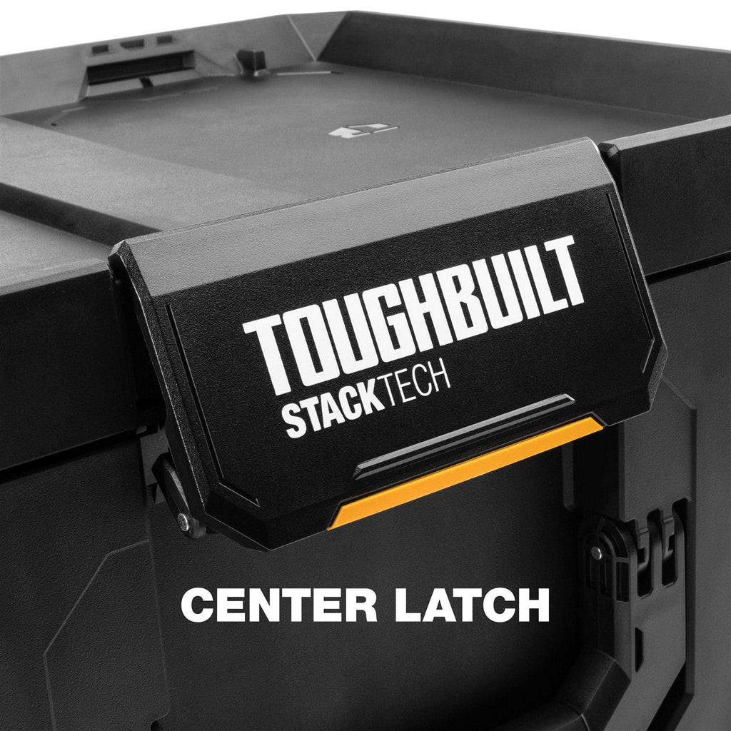 Large 21-in Black Plastic Lockable Tool Box Y718