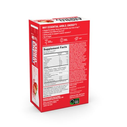 Strawberry Burst Energy Powder Stick Packs, 7 Count P1202