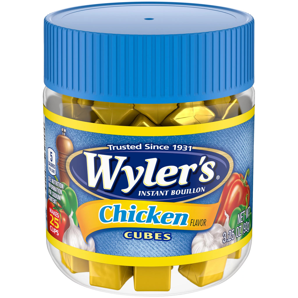 Chicken Instant Bouillon Cubes, 3.25 oz (3-Pack) G521918