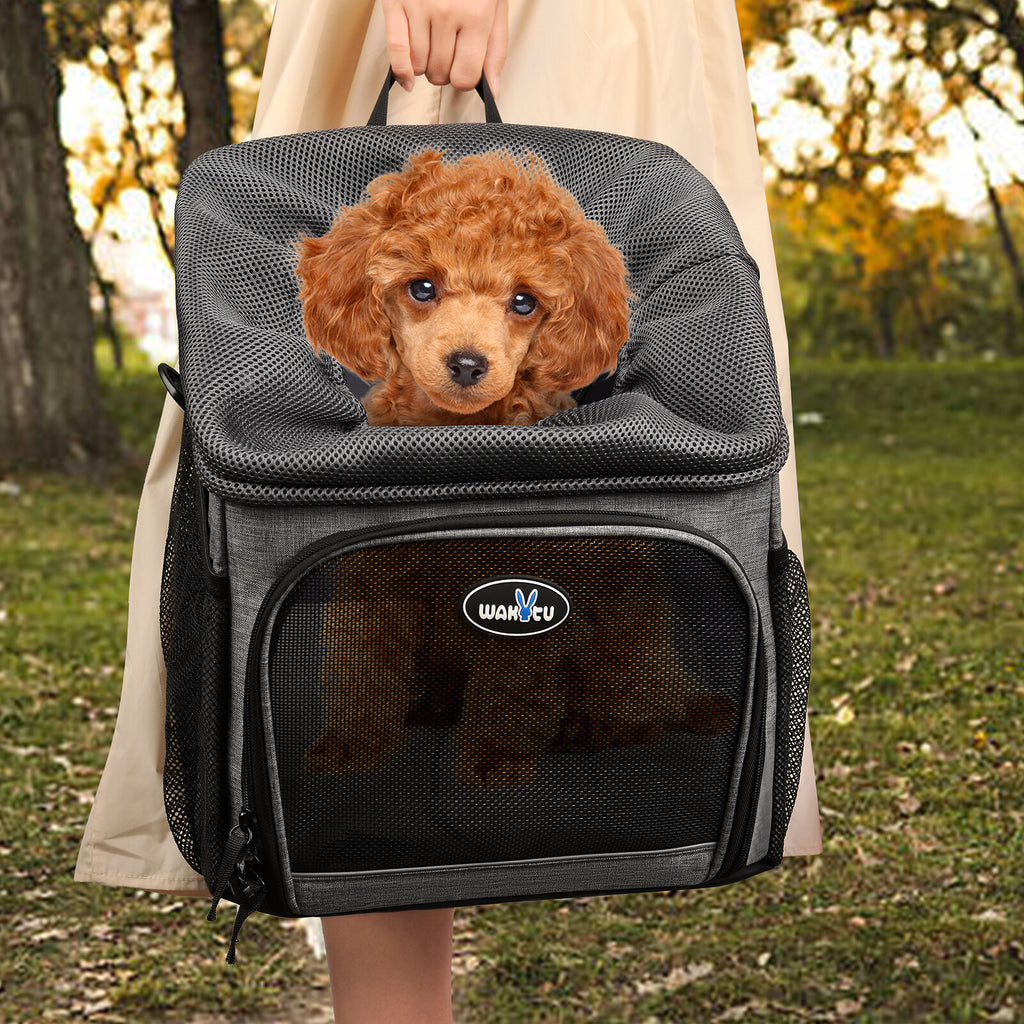 Foldable Removable Pet Bicycle Carrier Backpack W577