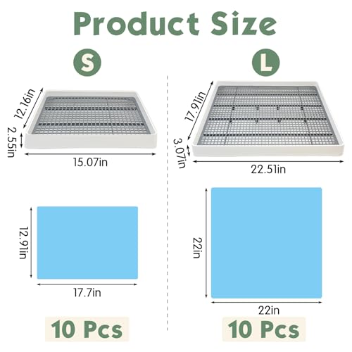 Rectangular Small Animal Litter Box with Grid B228753