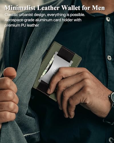 Slim Wallet Pop Up Card Holder with RFID Blocking P482821