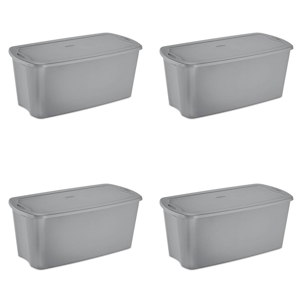 50 Gal Titanium Tote Box Case of 4 Y2920