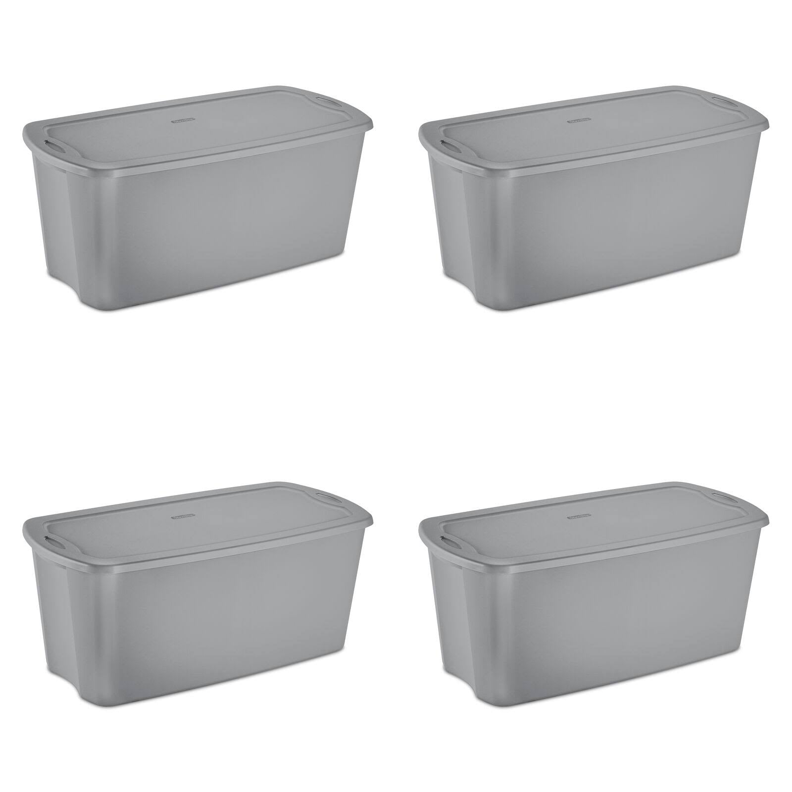 50 Gal Titanium Tote Box Case of 4 Y2920