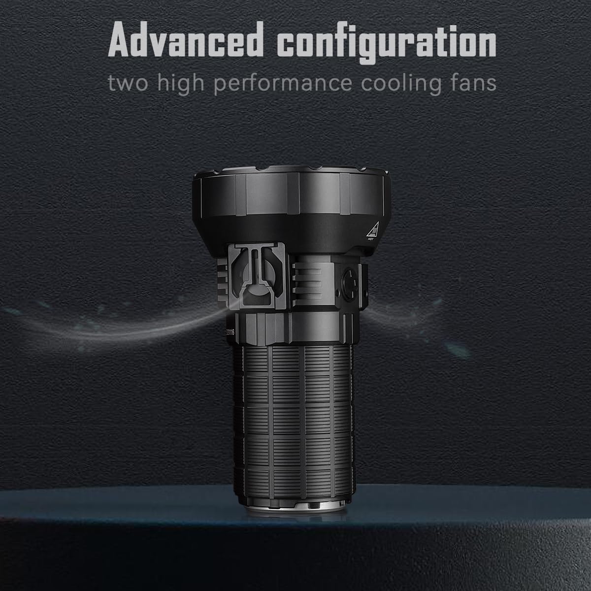 Rechargeable Flashlight 50000 Lumens with Cree XHP 70.2 LEDs F3333