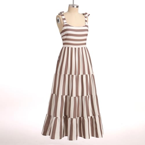 Spaghetti Straps Maxi Dress U4642