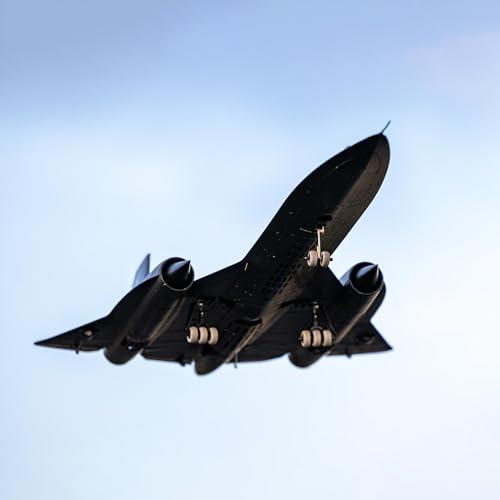 RC Airplane SR-71 Blackbird 40mm Twin EDF BNF Basic A818