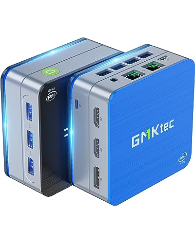 Mini PC Intel N100 Windows 11 Pro 12GB DDR5 256GB SSD Dual LAN WiFi6 BT5.2 B1732