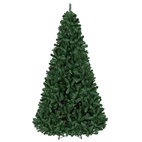 6ft Artificial Christmas Tree with Metal Hinges and Foldable Base D295856