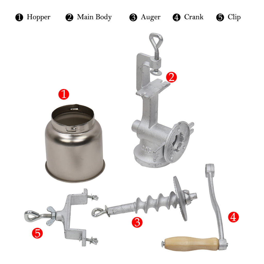 Cast Iron Hand Cranking Grain Grinder D24956
