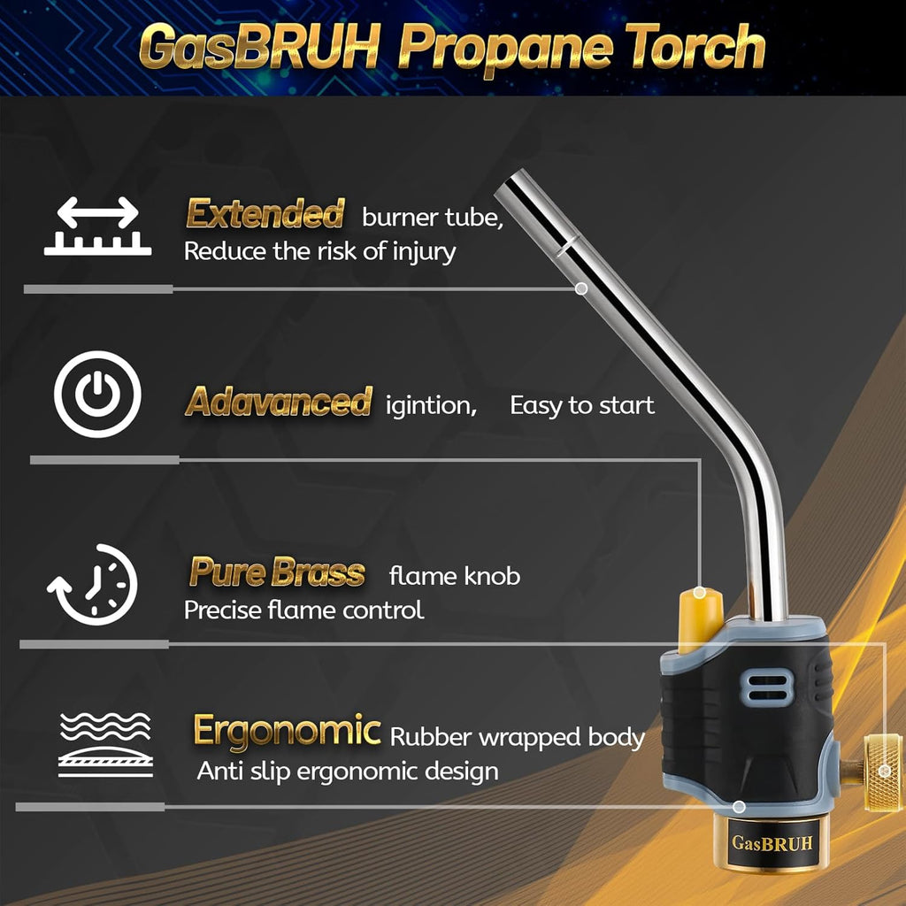 Propane Torch Head with Self Ignition O710896