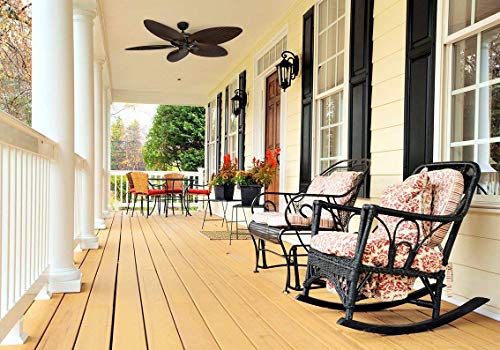 52 Inch White Ceiling Fan with Light X3161