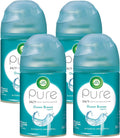 4 Refills Automatic Spray Air Freshener, Ocean Breeze, 5.89 oz, Pack of 4 X94858