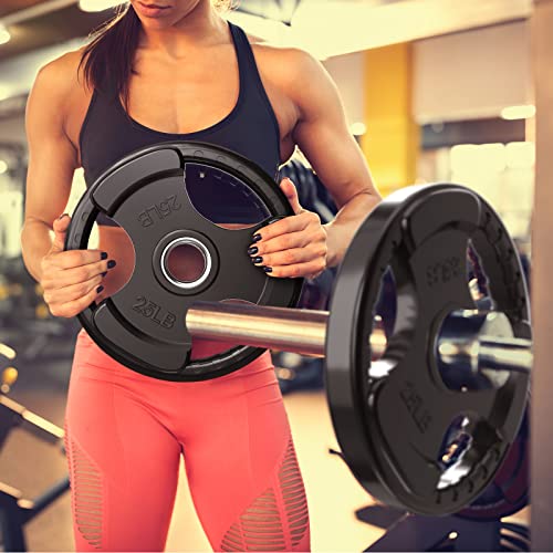 2.5 LB Olympic Rubber Grip Weight Plates V432