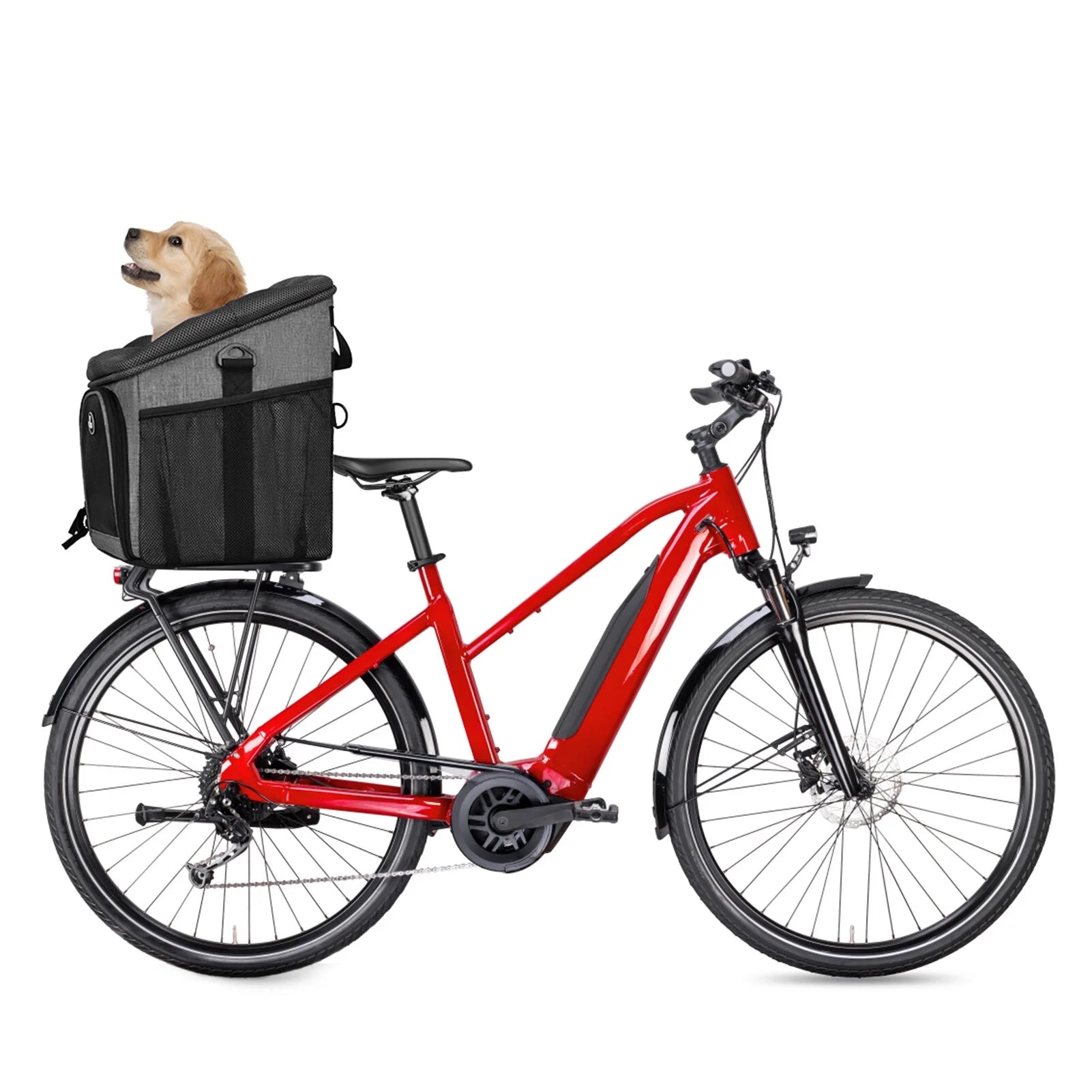 Foldable Removable Pet Bicycle Carrier Backpack W577