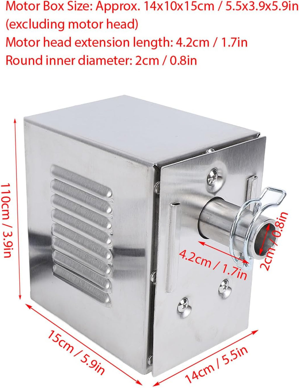 Stainless Steel Electric Grill Rotisserie Motor W206350