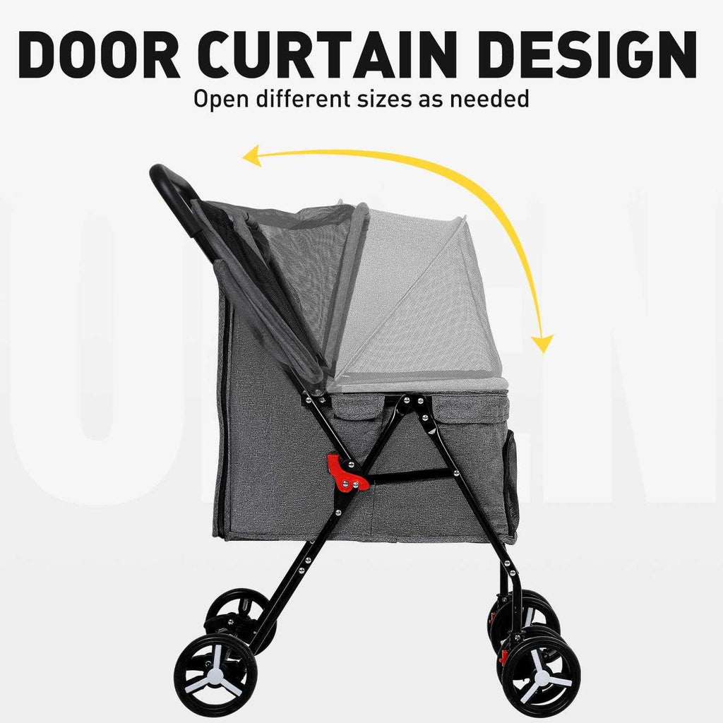Pet Stroller Mesh Foldable Puppy Stroller F9920